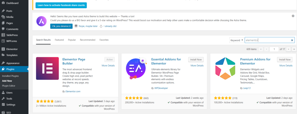 Elementor is the page builder on Bet4bettor betting blog