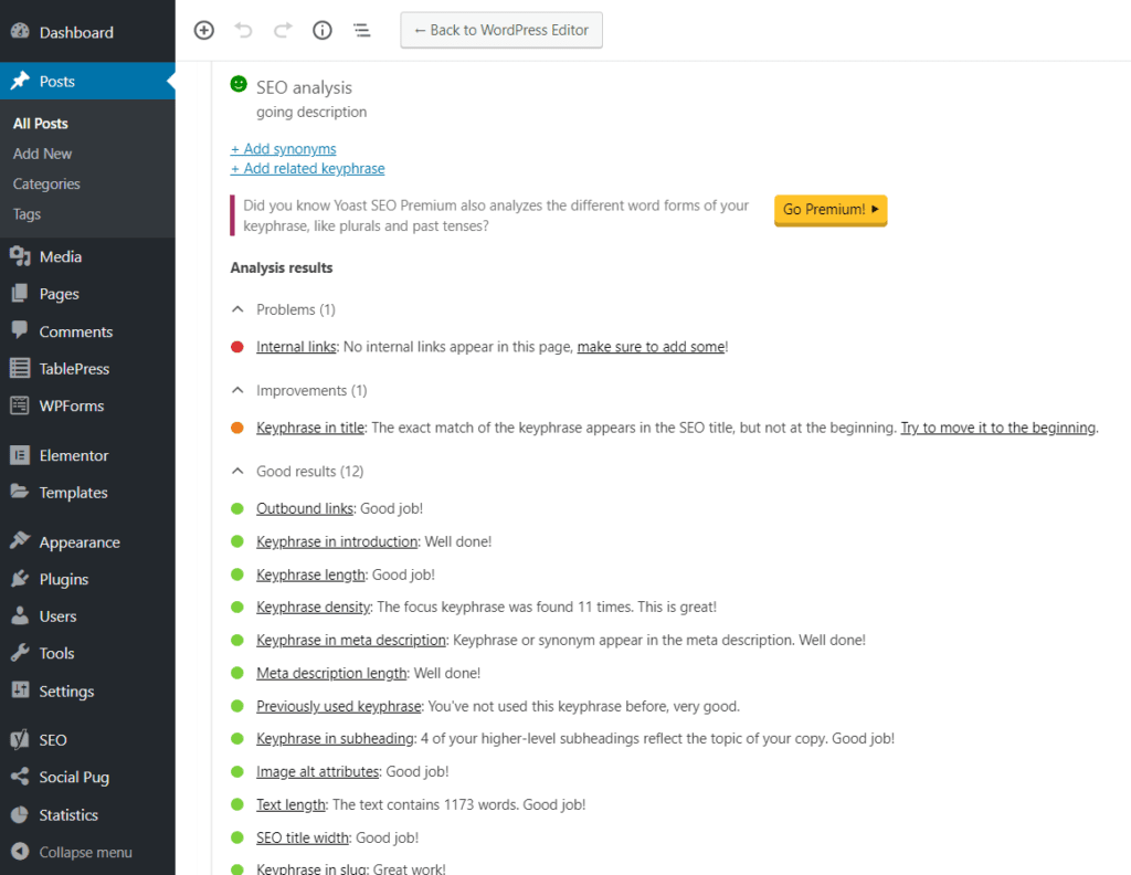 I use Yoast on my betting blog for improving my SEO ranking