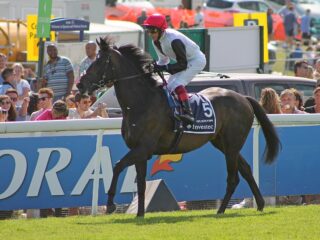 Golden Horn Epsom Derby winner 2015 John Gosden and Frankie Dettori