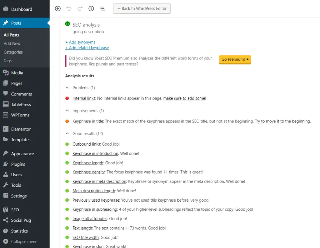 I use Yoast on my betting blog for improving my SEO ranking