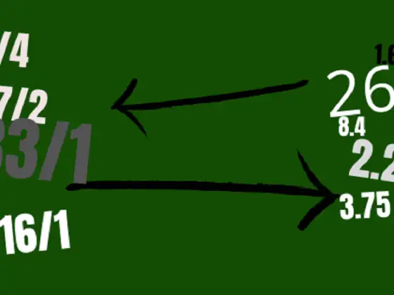 How to convert betting fractions to decimals and vice versa
